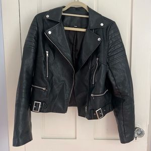 Faux Leather Jacket
